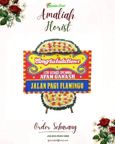 Bunga Papan Congratulation di Sanding